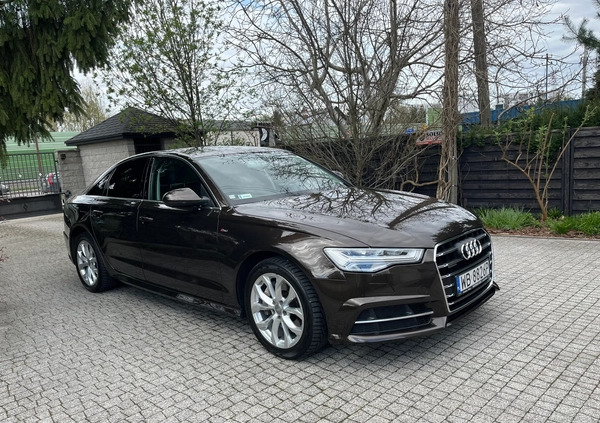 Audi A6 cena 124000 przebieg: 80000, rok produkcji 2017 z Młynary małe 154